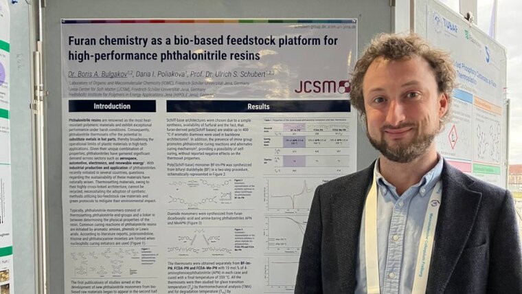 Dr. Boris Bulgakov während seiner Postersession
